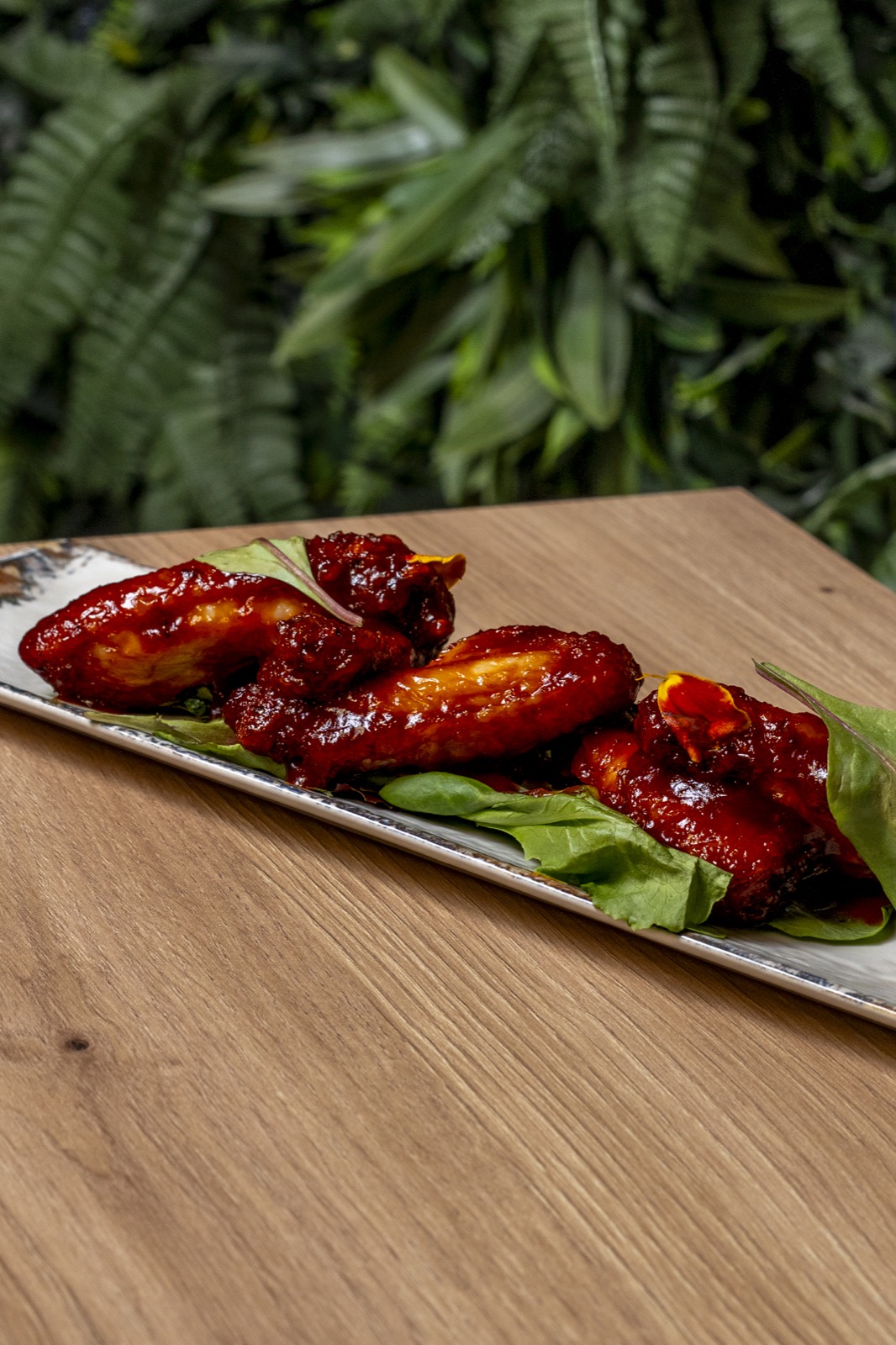 Alitas de pollo buffalo en Nayam